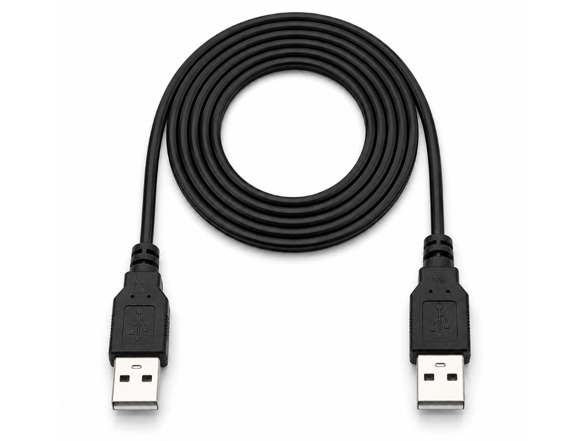 Кабель USB-A – USB-A 1.5 метра черный