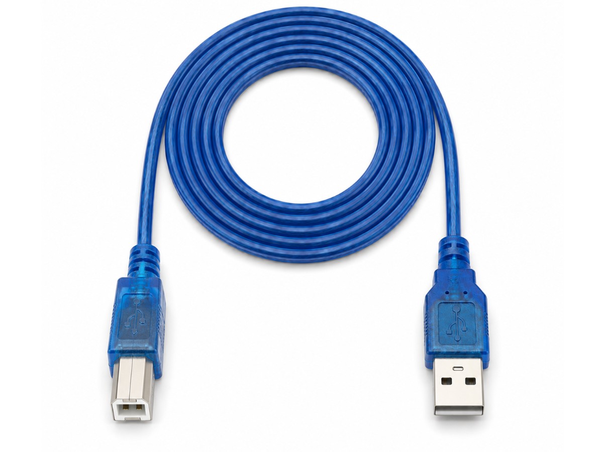 Кабель USB-A – USB-A 1.5 метра синий