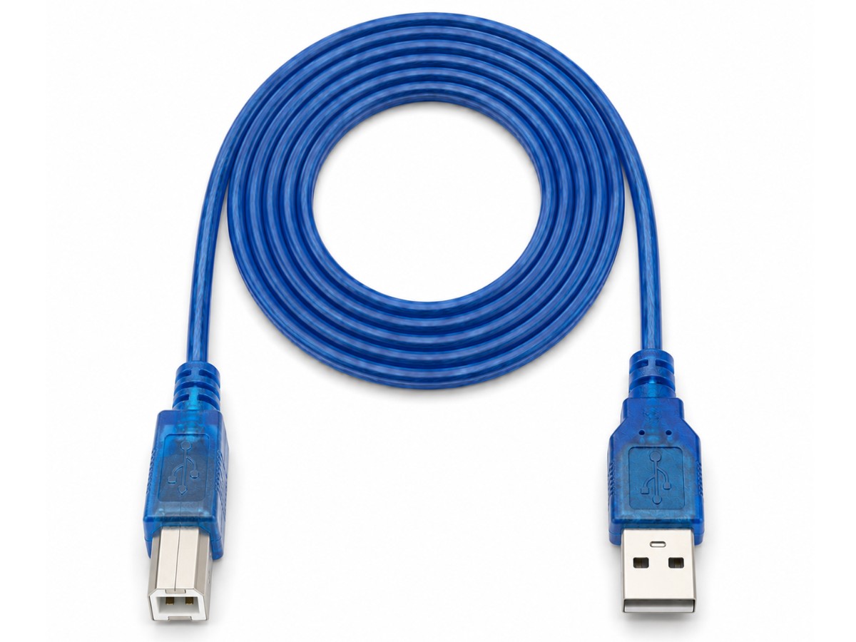 Кабель USB-A – USB-A 3 метра синий