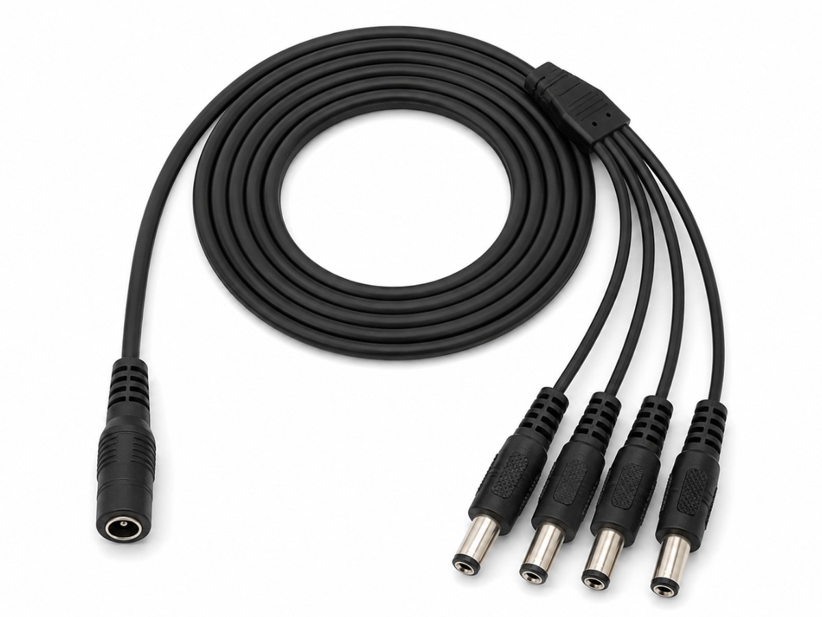 Разветвитель питания 12V 5.5x2.5 на 4 устройства