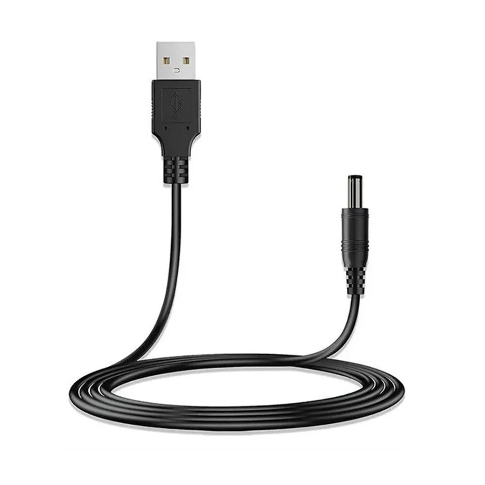 Кабель питания USB – 5.5x2.1 1.5 метра черный